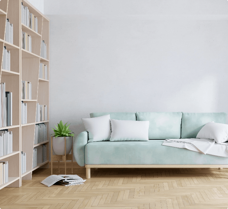 Nice clean decluttered room